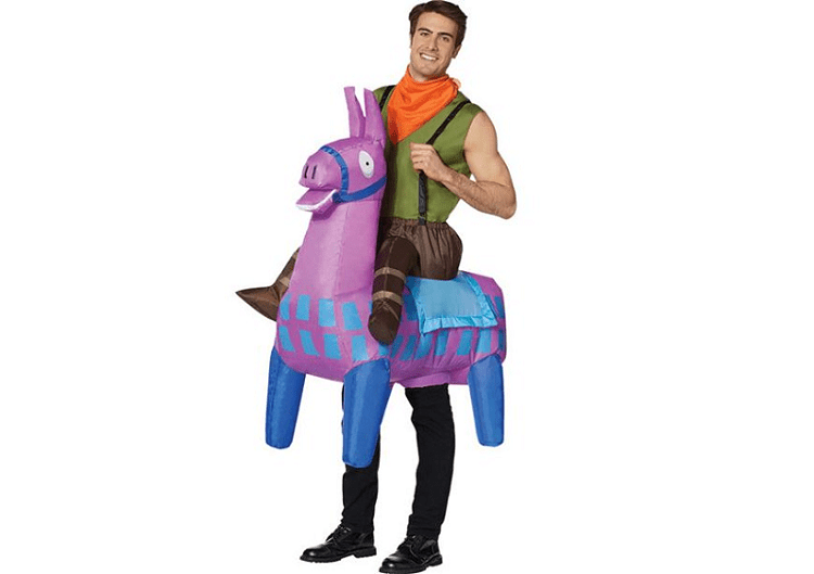 Default Skin on a Llama