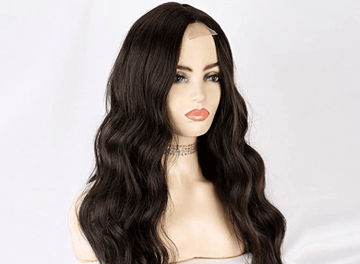 Nnzes Long Brown Wigs for Women Wavy Natural Hair Wig