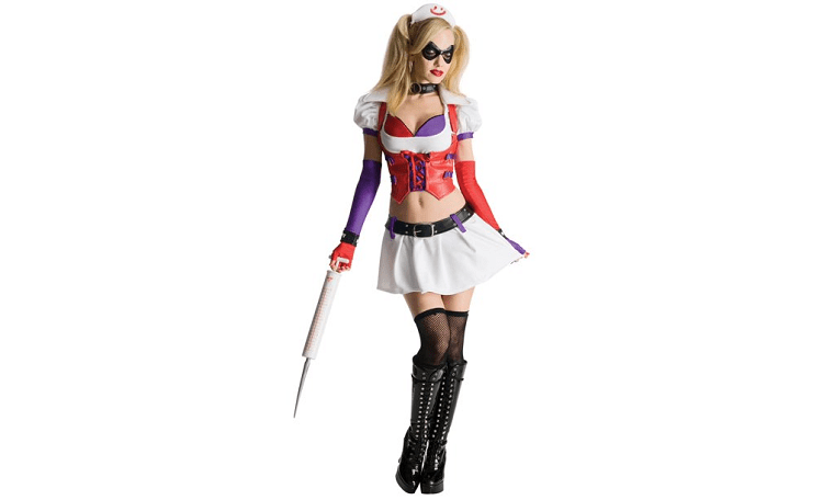 harley quinn costume Arkham Asylum