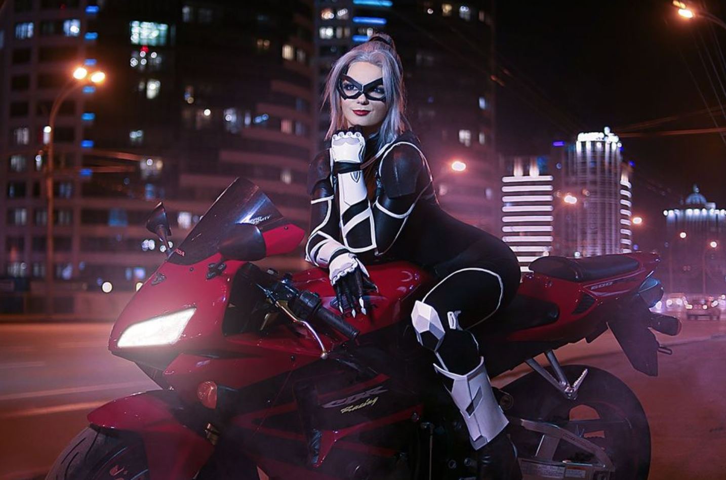 AGflower black cat cosplay