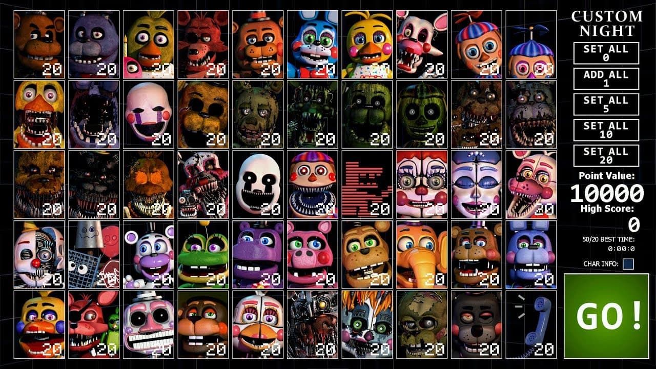 fnaf characters