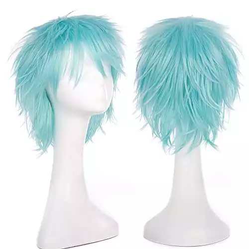 S-noilite Unisex Short Light Blue Cosplay Costume Wigs | Amazon